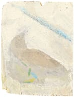 Sparrow, 2021, Acrylic, pigment, and sand on wood, 20 x 16 cm ( 7 9/10 x 6 3/10 in.)